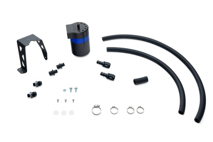 HPS Performance Aluminum Oil Catch Can Kit 2024-2026 Toyota Tacoma 2.4L Turbo, Blue 860-032BL