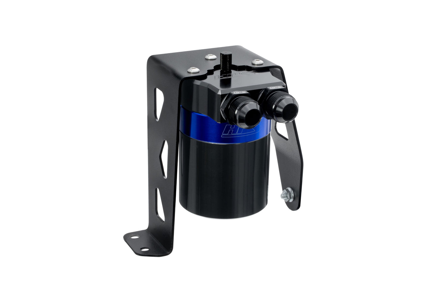 HPS Performance Aluminum Oil Catch Can Kit 2025-2026 Toyota 4Runner 2.4L Turbo, Blue 860-024BL