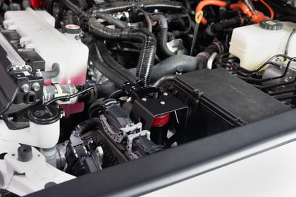 HPS Performance Aluminum Oil Catch Can Kit 2025-2026 Toyota 4Runner 2.4L Turbo, Black 860-024WB