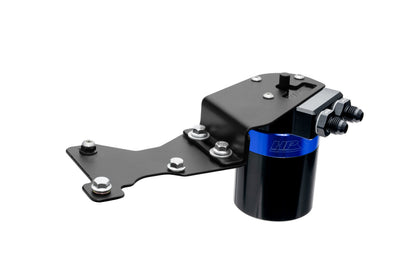 HPS Performance Aluminum Oil Catch Can Kit 2010-2015 Lexus IS250 C 2.5L V6, Blue 860-025BL