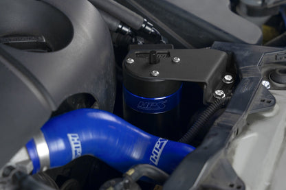 HPS Performance Aluminum Oil Catch Can Kit 2006-2013 Lexus IS250 2.5L V6, Blue 860-025BL