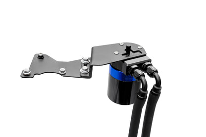 HPS Performance Aluminum Oil Catch Can Kit 2006-2013 Lexus IS350 3.5L V6, Blue 860-025BL