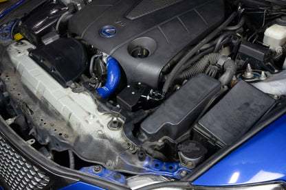 HPS Performance Aluminum Oil Catch Can Kit 2006-2013 Lexus IS250 2.5L V6, Black 860-025WB