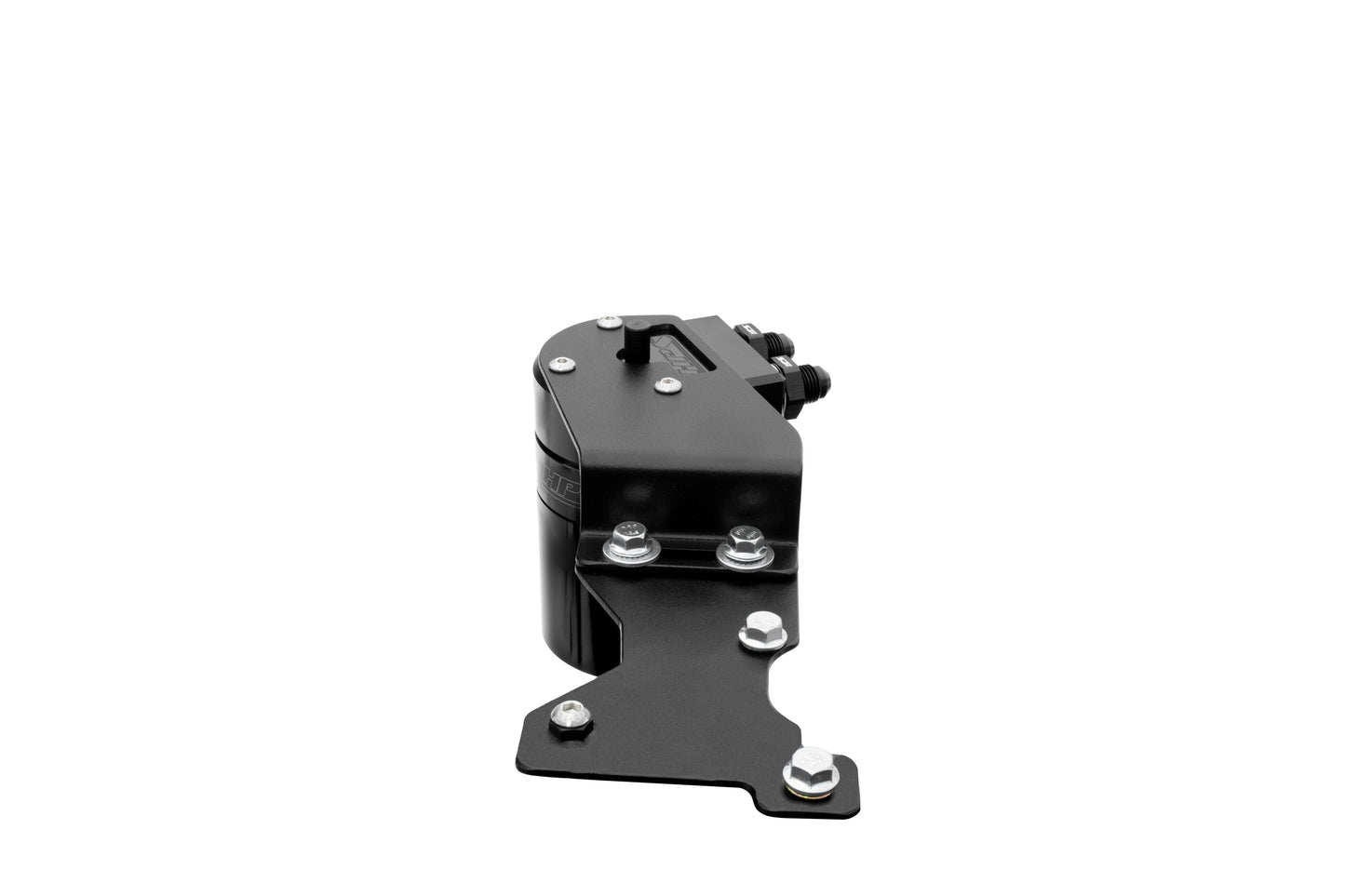 HPS Performance Aluminum Oil Catch Can Kit 2006-2013 Lexus IS350 3.5L V6, Black 860-025WB