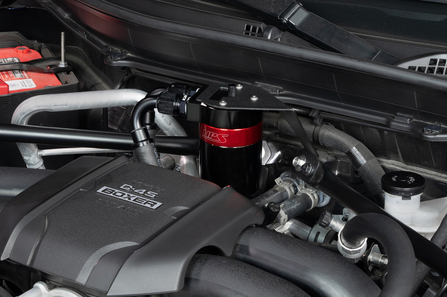 HPS Performance Aluminum Oil Catch Can Kit 2022-2025 Toyota GR86 2.4L FA24D 860-026