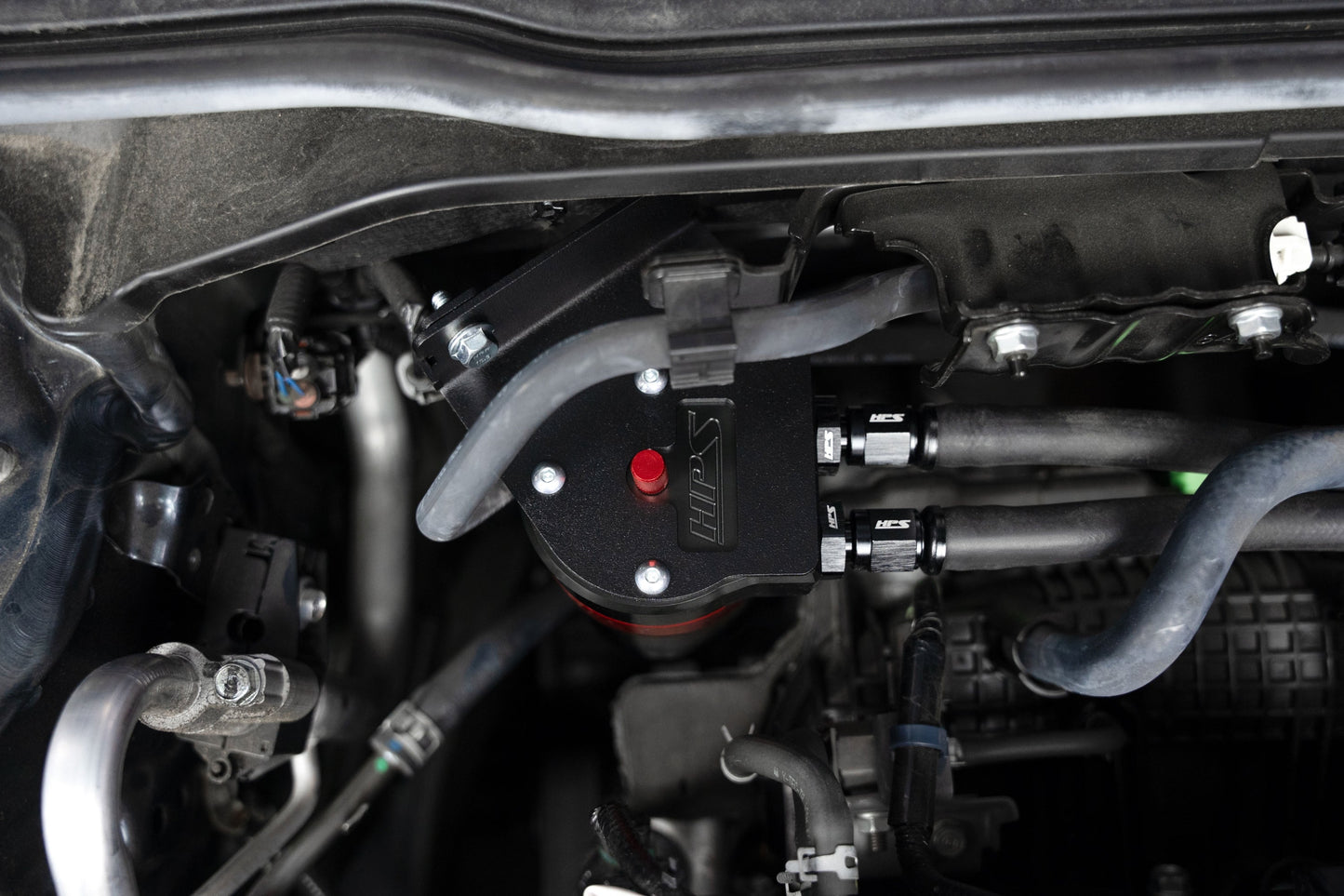HPS Performance Aluminum Oil Catch Can Kit 2022-2026 Honda Civic 1.5L Turbo 860-031