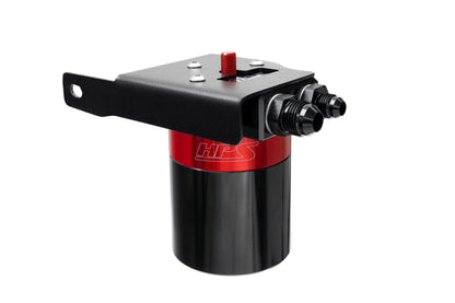 HPS Performance Aluminum Oil Catch Can Kit 2010-2012 Toyota Sequoia 4.6L V8, 860-033
