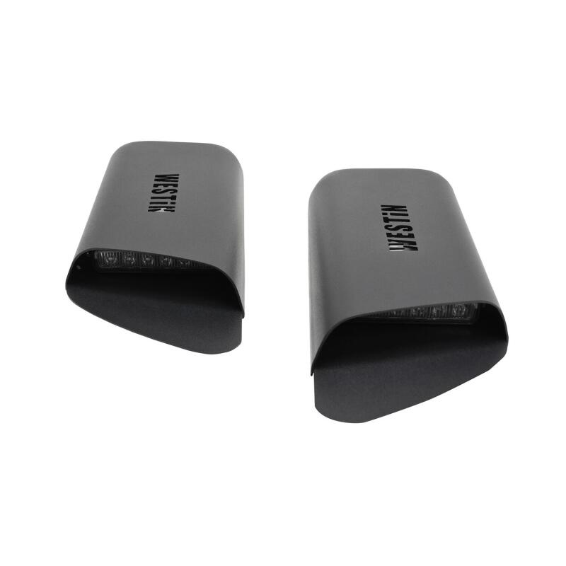 Westin 18-20 Jeep Wrangler JL 2dr LED Hood Scoops - Textured Black 62-41115 62-41115 Photo - Primary