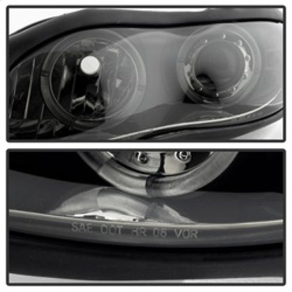 Spyder Chevy Camaro 98-02 Projector Headlights LED Halo LED Blk Smke - Low H1 PRO-YD-CCAM98-HL-BSM 5078261 5078261 Photo - Unmounted