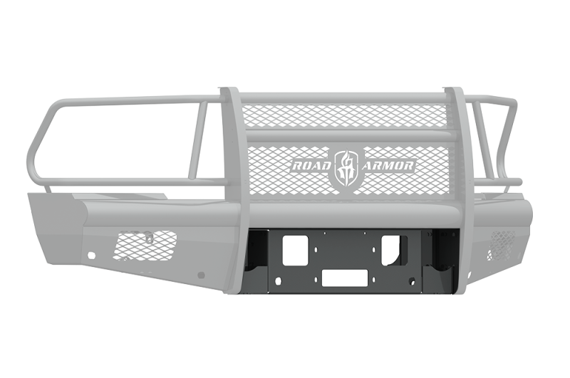 Road Armor 10-18 Dodge 2500 Vaquero Front Winch Plate - Tex Blk 410V-WP 410V-WP Photo - Primary