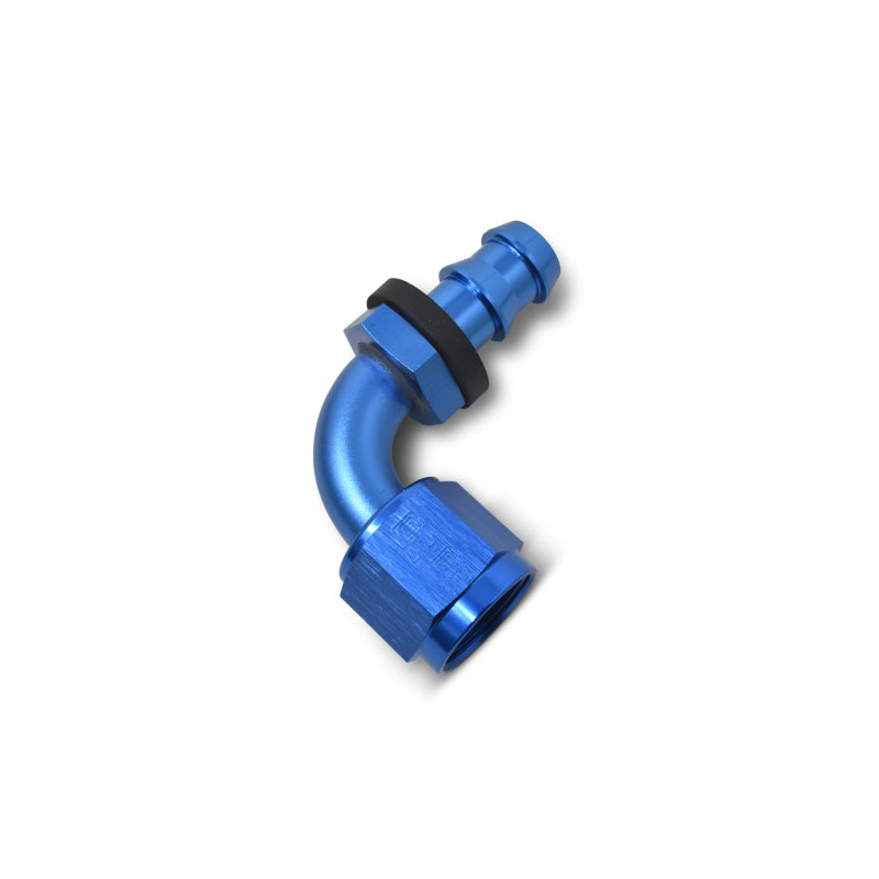 Russell -4 AN 90° Twist-Lok Hose End - Blue 624150 Photo - out of package