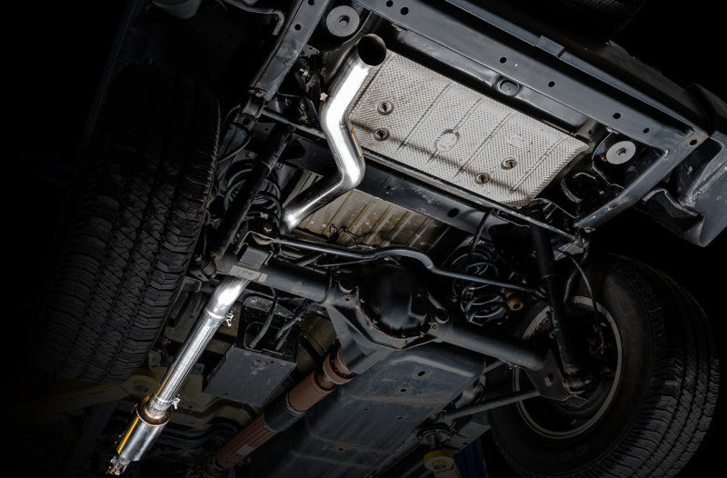 AWE Tuning 20-21 Jeep Gladiator JT 3.6L Trail Edition Cat-Back Exhaust 3015-21001 3015-21001 Photo - Mounted