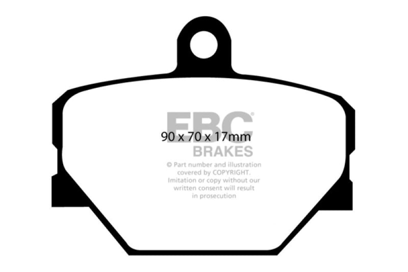 EBC Disc Brake Pad Set DP21287 Photo - Primary