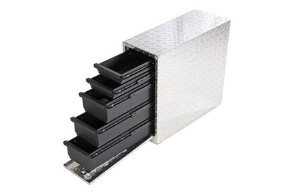 Dee Zee Deezee Universal Tool Box - Wheel Well Box With Drawers (Aluminum) DZ95DA DZ95DA User 1