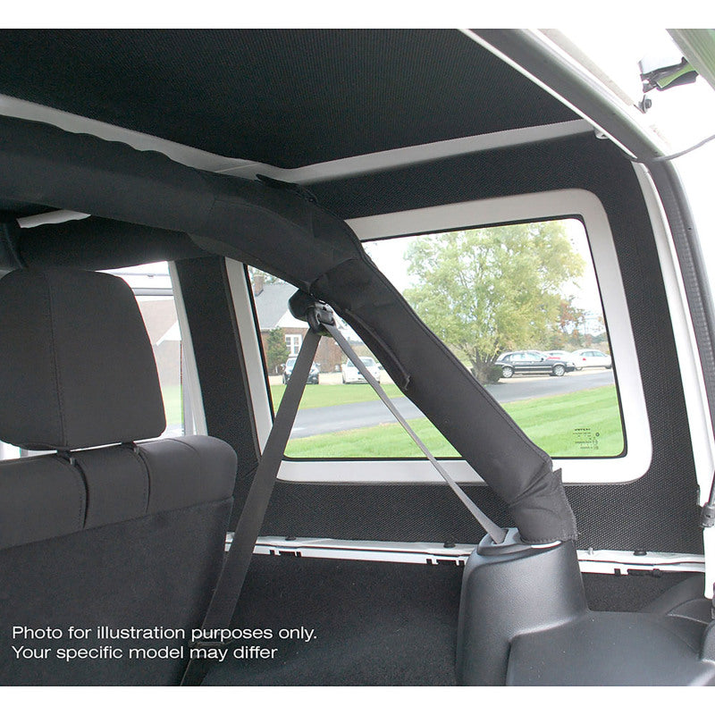 DEI 2019+ Jeep Wrangler JL 2DR Side Window Kit - White 50270 50270 Photo - Mounted
