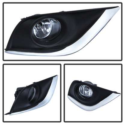 Spyder Nissan versa 2015+ OEM Fog Lights w/Switch Clear FL-NV2015-C 5080240 5080240 User 1