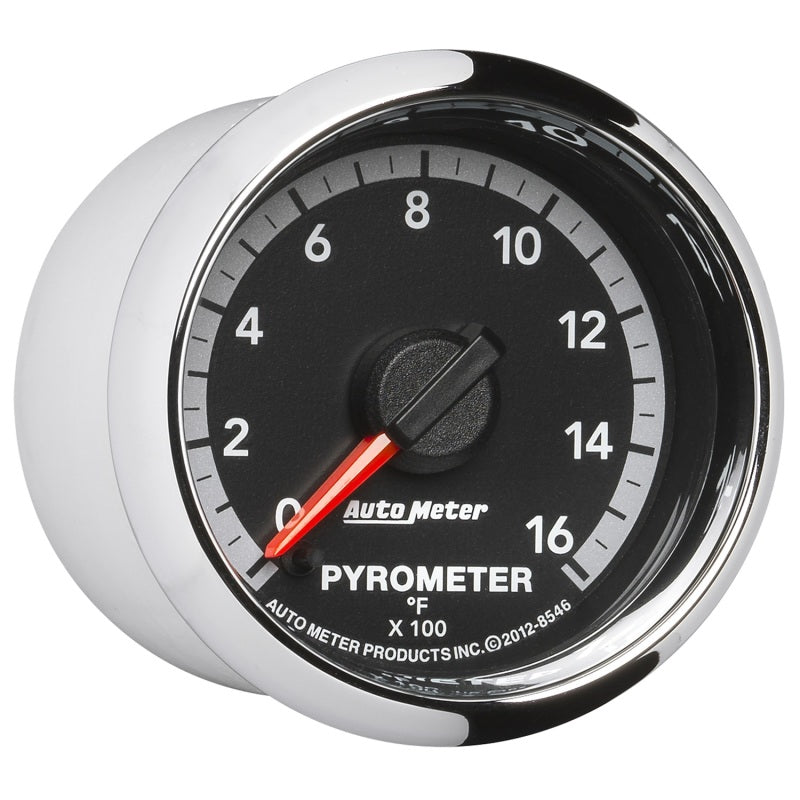 Autometer 2-1/16" Pyrometer, 0-1600 °F, Stepper Motor, Gen 4 Dodge Factory Match 8546 User 5