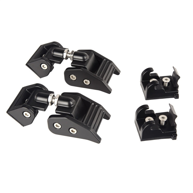 Rugged Ridge Hood Catch Kit, Black; 07-18 Jeep Wrangler JK 11210.11 Photo - Primary