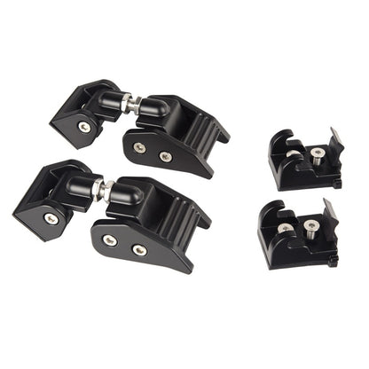 Rugged Ridge Hood Catch Kit, Black; 07-18 Jeep Wrangler JK 11210.11 Photo - Primary
