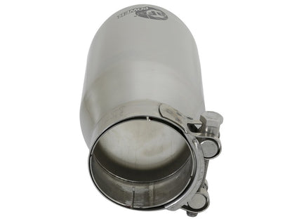 aFe Exhaust Tip Polished - MACH Force-Xp 304 Stainless Steel Single-Wall 49T25354-P07 Photo - Unmounted