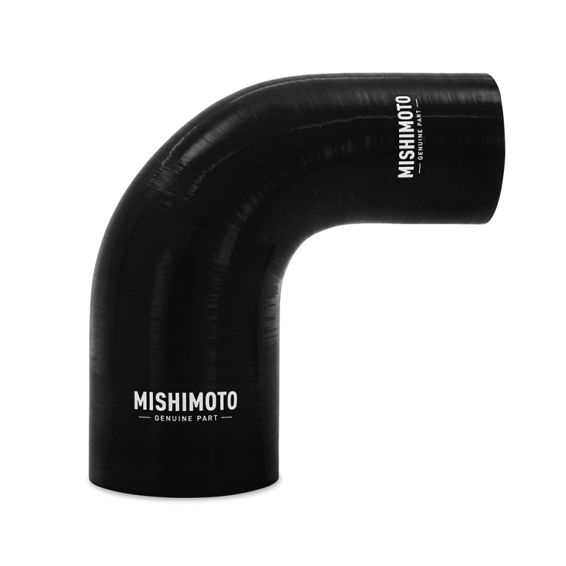 Mishimoto Silicone Reducer Coupler 90 Degree 2.5in to 3in - Black MMCP-R90-2530BK MMCP-R90-2530BK Photo - Primary