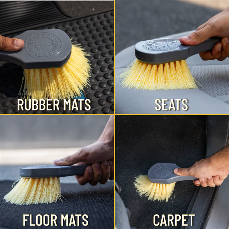 Chemical Guys Stiffy Brush For Carpets & Durable Surfaces - Yellow (P12) ACCG02 ACCG02 User 1