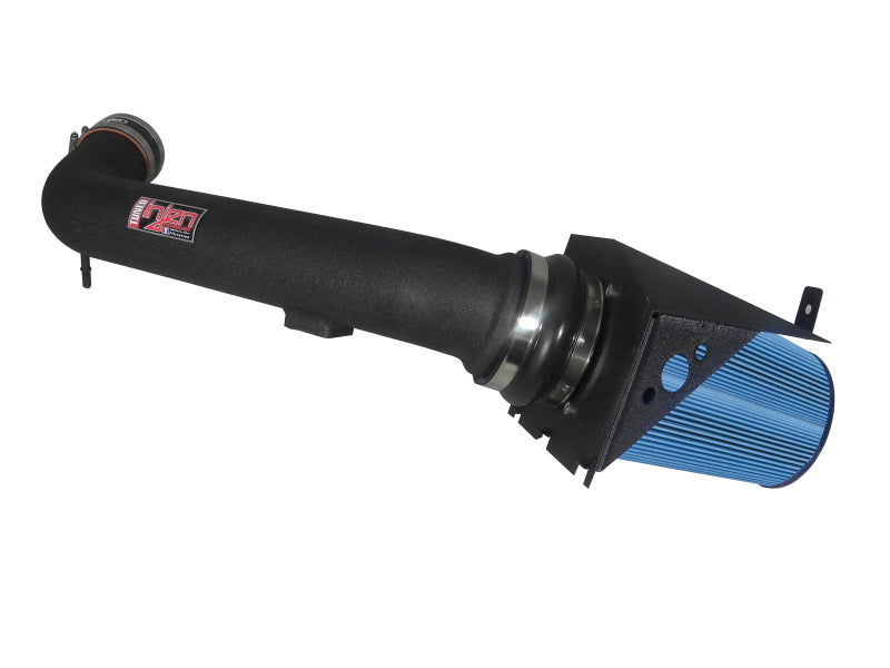 Injen 09-10 Ford F-150 V8 5.4L Wrinkle Black Power-Flow Air Intake System PF9014WB PF9014WB Photo - Primary
