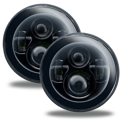 ORACLE Lighting Oracle 7in High Powered LED Headlights - NO HALO - Black Bezel 5769-504 5769-504 Photo - Primary