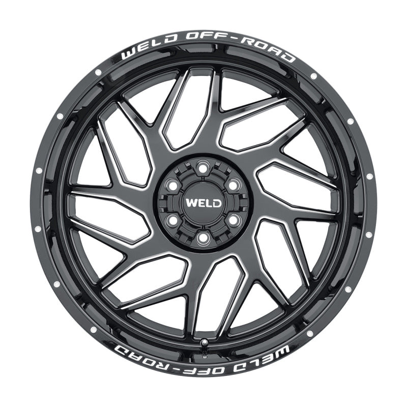 Weld Off-Road W117 20X10 Fulcrum 8X165.1 ET13 BS6.00 Gloss Black MIL 125.1 W11700082600 W11700082600 Photo - Primary