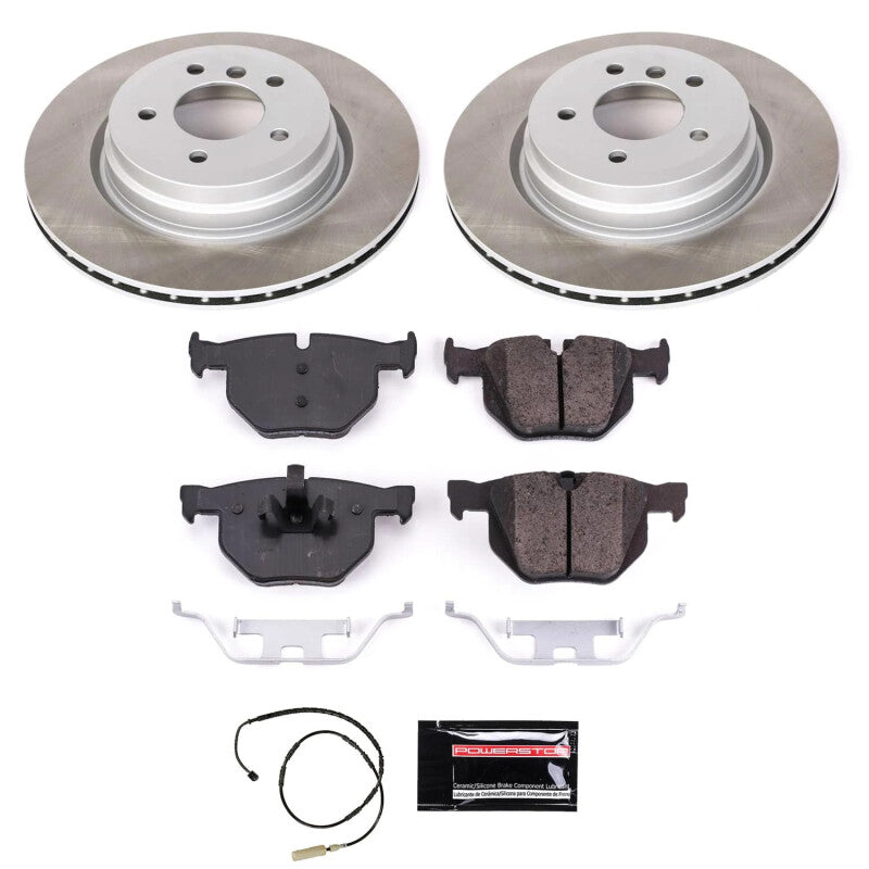 PowerStop Power Stop 11-13 BMW 335is Rear Semi-Coated Rotor Kit SC5982 SC5982 Photo - Primary