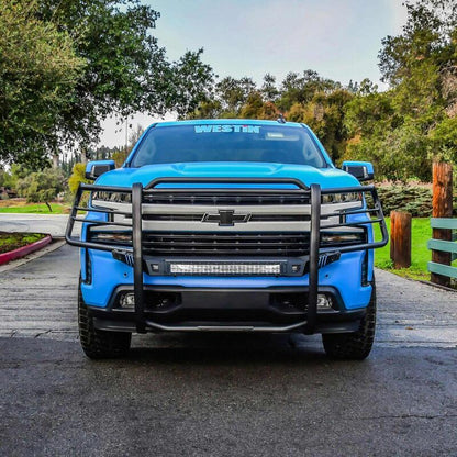 Westin 19-21 Chevy 1500 Sportsman X Grille Guard - Textured Black (Excl. 2019 Silverado LD) 40-33955 40-33955 Photo - Mounted
