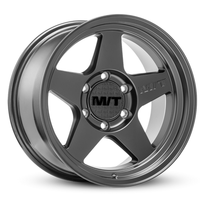 Mickey Thompson Open 5 Black Wheel - 18X9 6X120 BP 4.80in BS -5 Offset 67mm Bore mtt274540 mtt274540 Photo - Primary