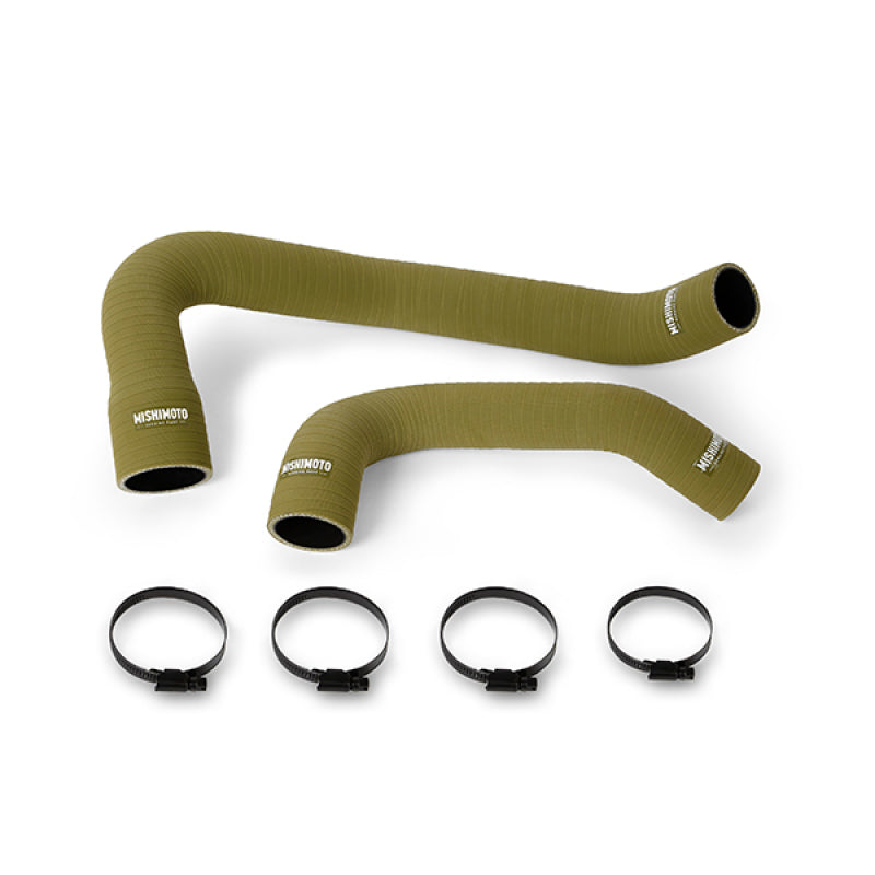 Mishimoto Jeep Wrangler 6 Cyl Silicone Olive Drab Hose Kit, 1997-2006 MMHOSE-WR6-97OD Photo - Primary