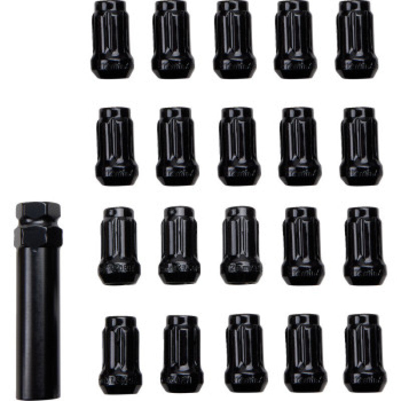 ITP Lug Nuts (Box of 20) w/ Key - 12x1.5 Splined 60 Deg Taper - Black BLUG22BX BLUG22BX User 1