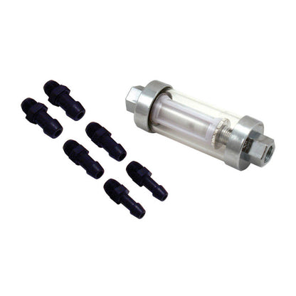Spectre Premium Clearview Fuel Filter (Incl. 1/4in. / 5/16in. / 3/8in. Barb Fittings) 6932 6932 Photo - Primary