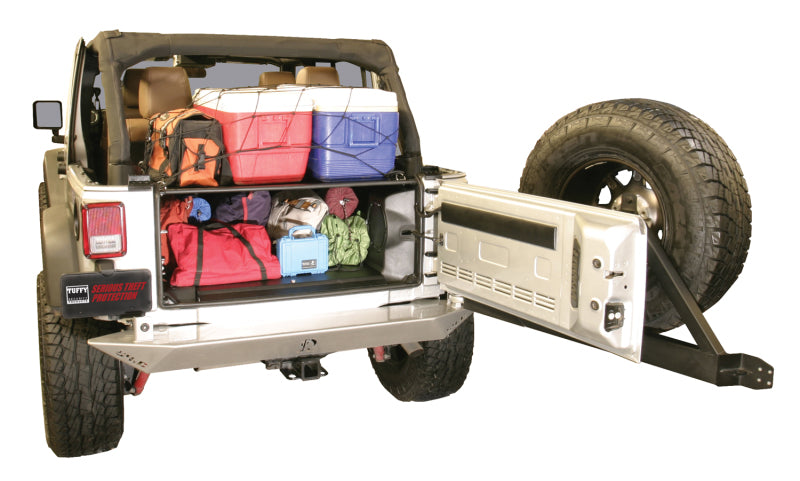 Tuffy Products Tuffy Jk Unlimited Tailgate Enclosure- Black For 2011+ 299-01 299-01 Photo - Mounted
