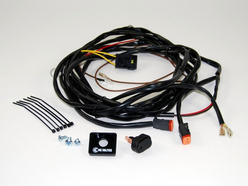 KC HiLiTES Wiring Harness for (2) Lights w/2-Pin Deutsch Connectors (110w Max Total) 6308 6308 Photo - Primary