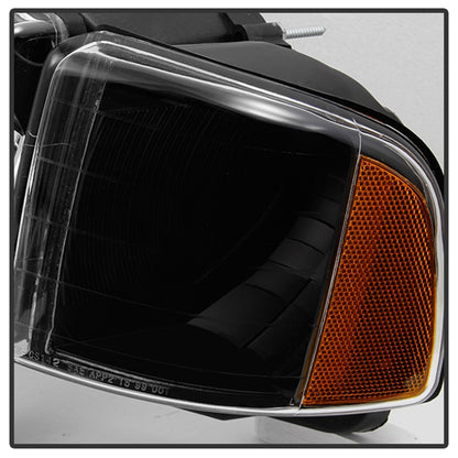 SPYDER Xtune Dodge Ram Sport Model Only 1999-2002 OEM Headlights Black HD-JH-DR99-SP-BK 9032158 9032158 Photo - Unmounted
