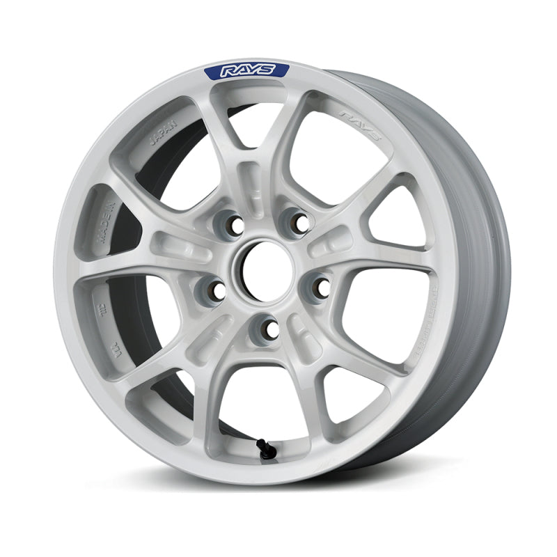 Gram Lights 57FXZ Rally 15x7.0 ET +35 5x114.3 White Wheel WGFJC35EW WGFJC35EW Photo - Primary
