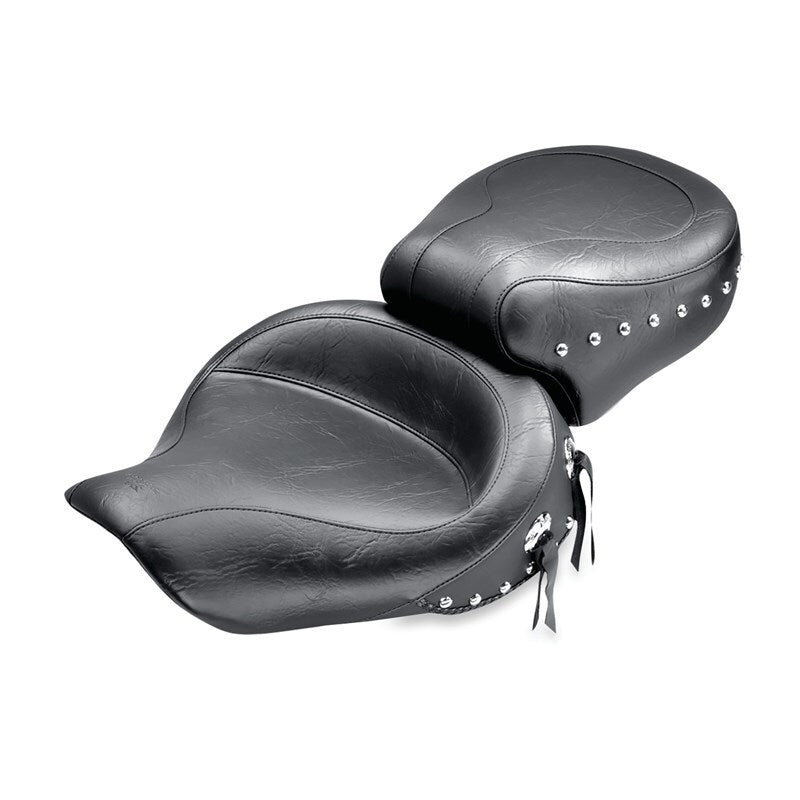 Mustang Motorcycle Mustang 91-05 Harley Dyna Wide Touring 1PC Seat - Black 75415