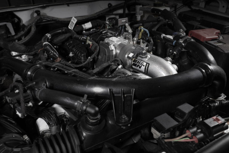 K&N Engineering K&N 2021+ Ford Bronco V6-2.7L Charge Pipe 77-1006KC 77-1006KC Photo - Mounted