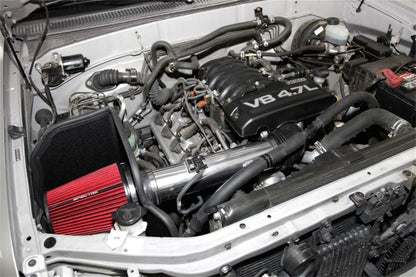 Spectre 05-07 Toyota Sequoia V8-4.7L F/I Air Intake Kit - Polished w/Red Filter 9964 9964 Photo - Mounted