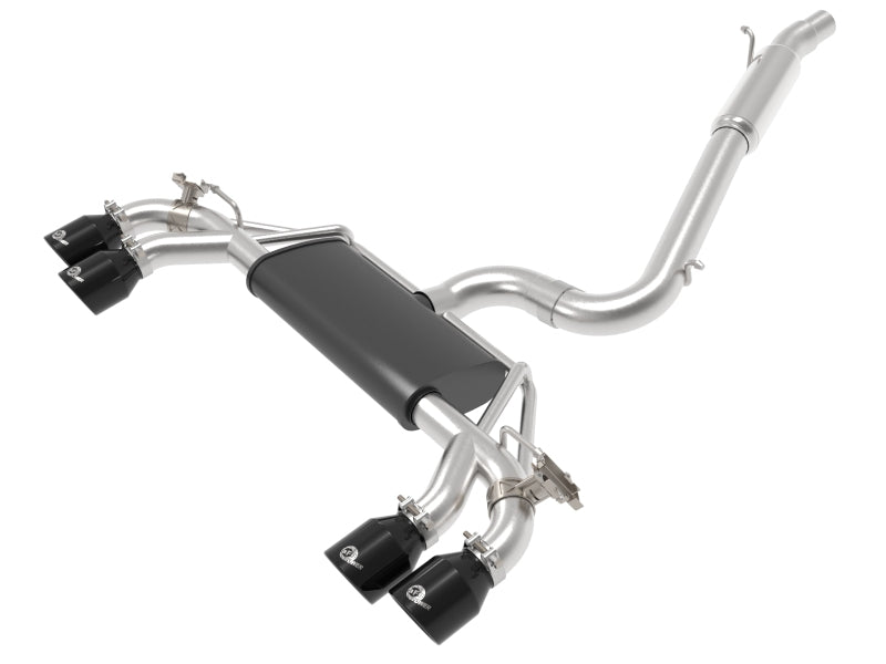 afe POWER MACH Force-Xp 15-19 Volkswagen Golf R L4-2.0L(T) 304 SS Cat-Back Exhaust System - Black 49-36430-B 49-36430-B Photo - Primary