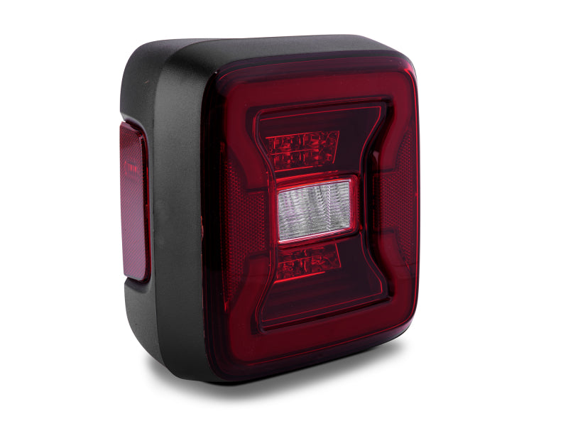 Raxiom 18-22 Jeep Wrangler JL LED Tail Lights- Black Housing - Red Lens J132754-JL J132754-JL Photo - Close Up