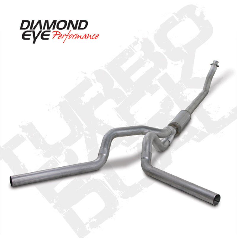 Diamond Eye Performance Diamond Eye KIT 4in TB DUAL AL: 94-02 DODGE CUMMINS 5.9L K4214A K4214A Photo - Primary