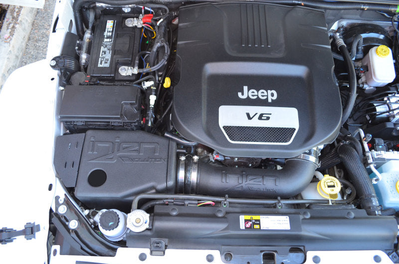 Injen 12-17 Jeep Wrangler JK 3.6L Evolution Intake (Oiled) EVO5008C EVO5008C Photo - Mounted
