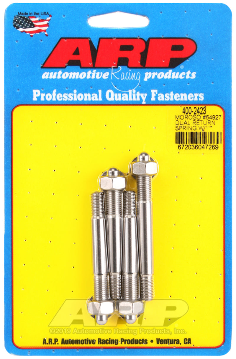 ARP Carburetor Stud with Moroso#64927 Return Spring Kit 400-2423 Photo - Primary