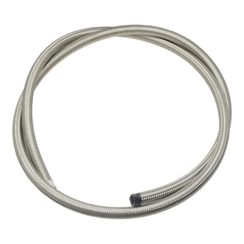 DeatschWerks 6AN Stainless Steel Double Braided PTFE Hose - 6ft 6-02-0861-6 6-02-0861-6 Photo - Primary