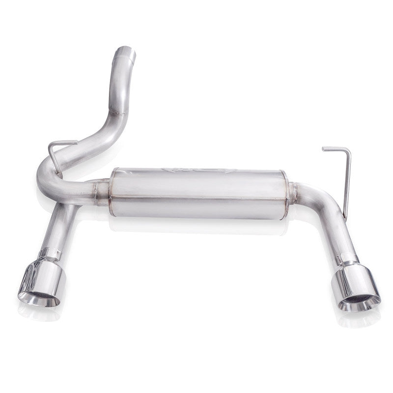 Stainless Works 2018+ Jeep Wrangler JL 304SS Factory Connect 2.5in Axle Back Exhaust System JPJLAB JPJLAB Photo - Unmounted