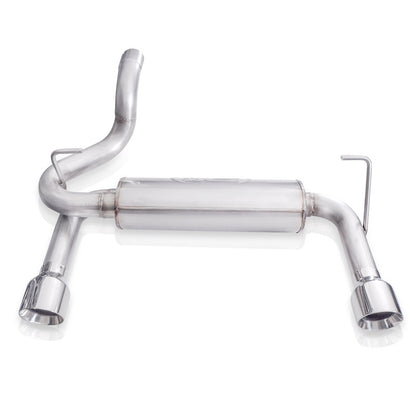 Stainless Works 2018+ Jeep Wrangler JL 304SS Factory Connect 2.5in Axle Back Exhaust System JPJLAB JPJLAB Photo - Unmounted
